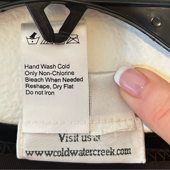 Coldwater Creek Dark Chocolate Brown Velvet Maxi Dress Draped Neckline Size 16 - Picture 6 of 7